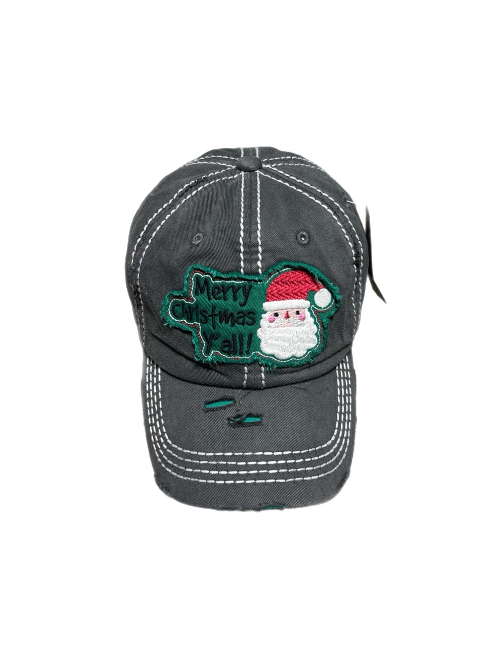 NWT - KBETHOS Embroidered Santa Clause Hat